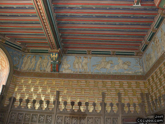 Visit of the castle of Pierrefond (Oise, France)