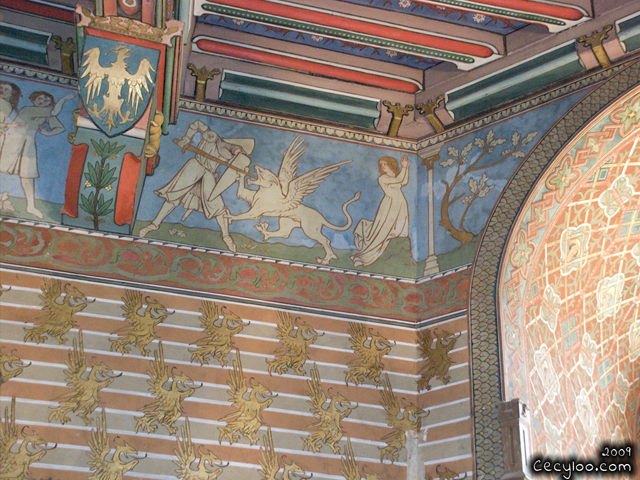 Visit of the castle of Pierrefond (Oise, France)