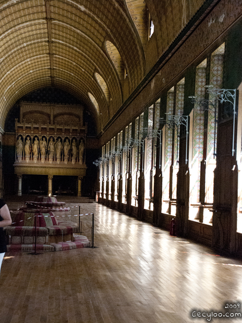 Visit of the castle of Pierrefond (Oise, France)