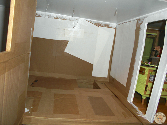 Dollhouse: The costum room (kids bedroom with office area)