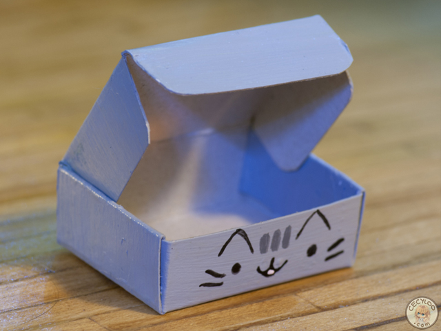 Miniatures : Boxes and storage - Pusheen Box