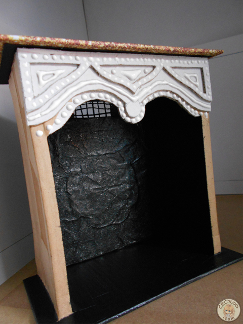 Miniatures : Living room - Fireplace