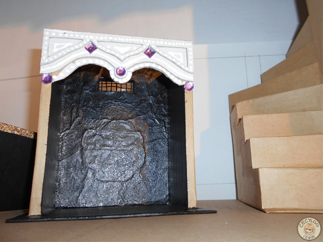 Miniatures : Living room - Fireplace