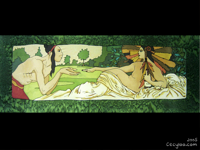 Silk painting